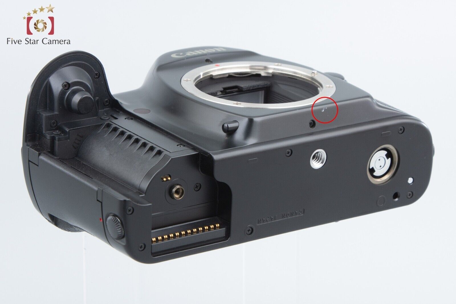 Canon EOS-1 35mm SLR Film Camera w/ PB-E1 Power Drive Booster