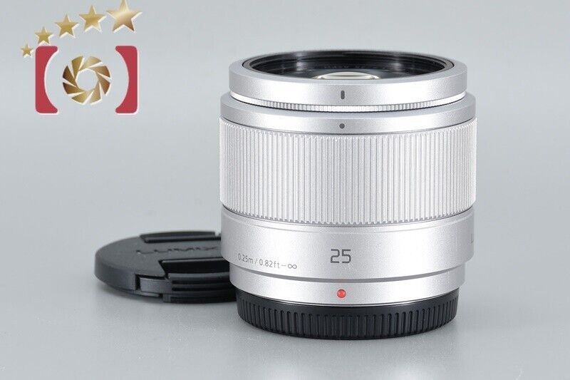 Excellent!! Panasonic LUMIX G 25mm f/1.7 ASPH. Silver H-H025