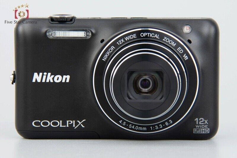 Near Mint!! Nikon COOLPIX S6600 Black 16.0 MP Digital Camera w/ Box