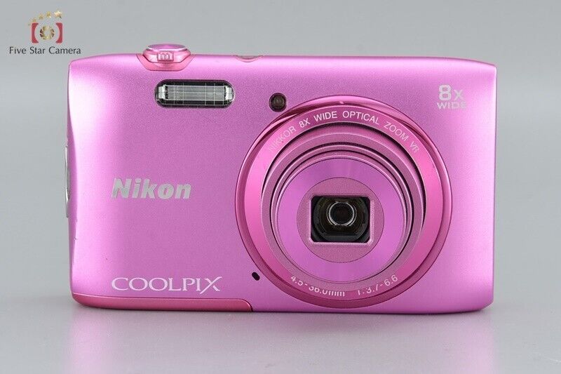 Excellent!! Nikon COOLPIX S3600 Pink 20.1 MP Digital Camera