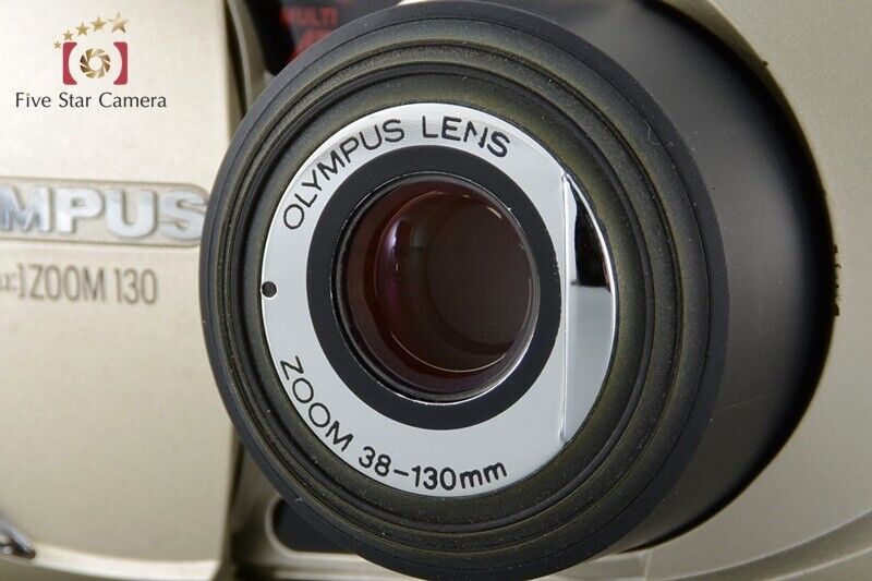 Very Good!! Olympus μ[mju:] ZOOM 130 35mm Point & Shoot Film Camera