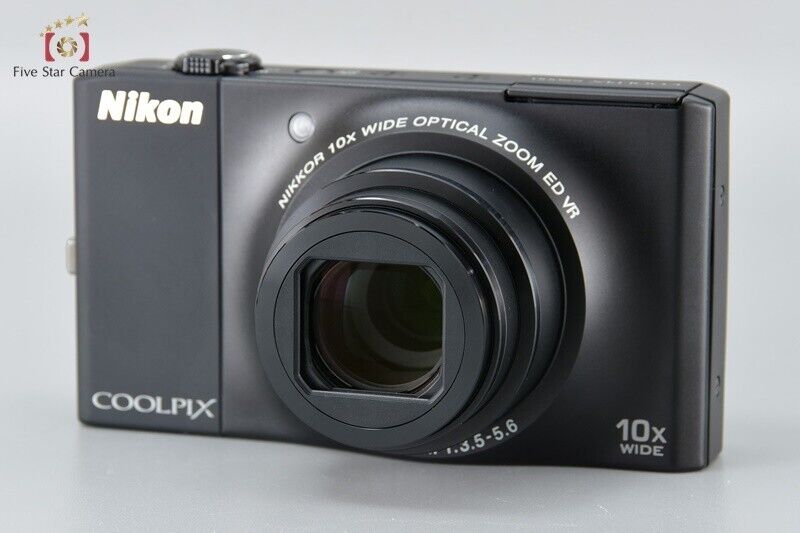 Excellent!! Nikon COOLPIX S8000 Black 14.2 MP Digital Camera