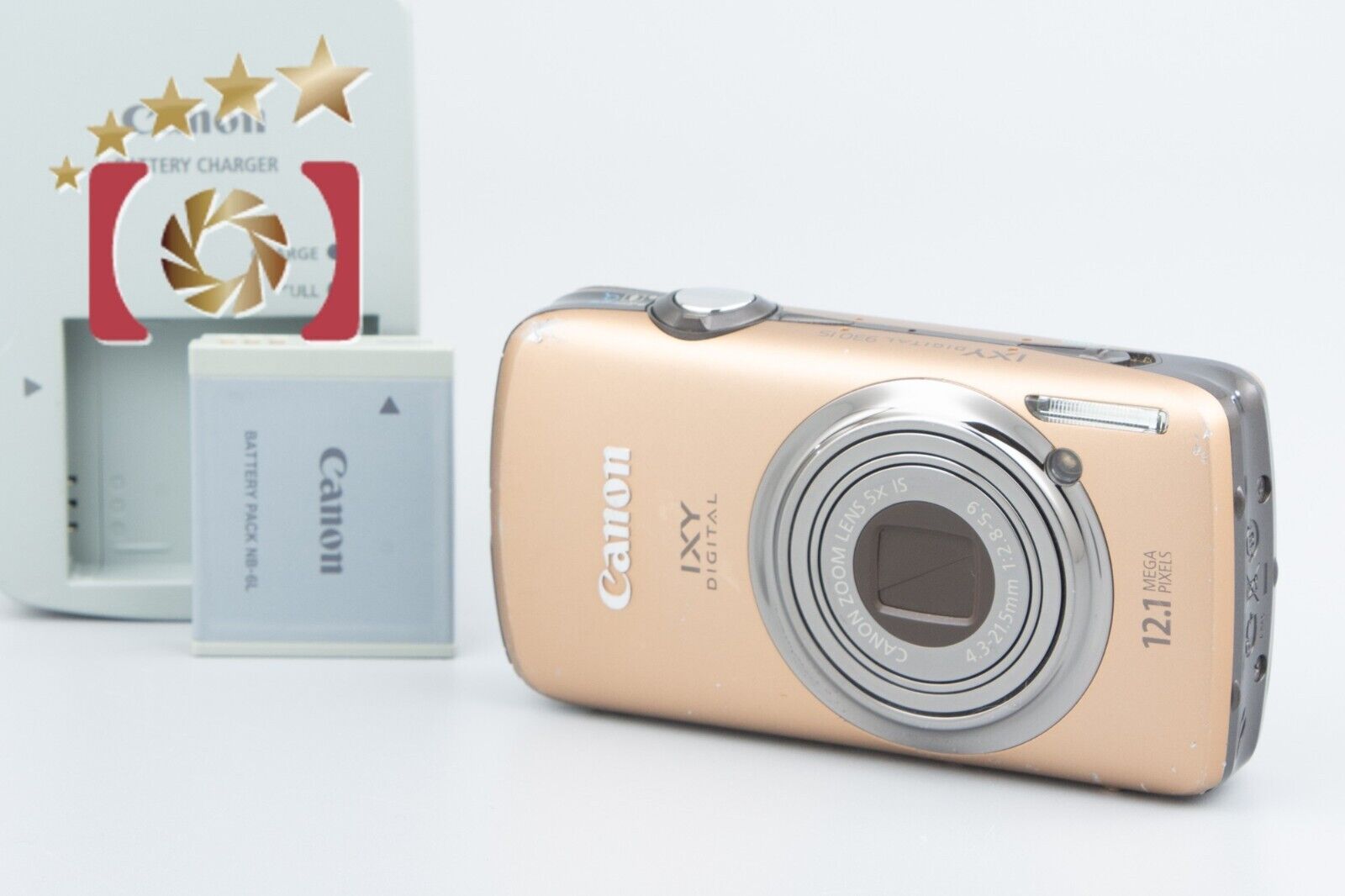 "As-Is" Canon IXY Digital 930 IS Brown 12.1 MP Digital Camera
