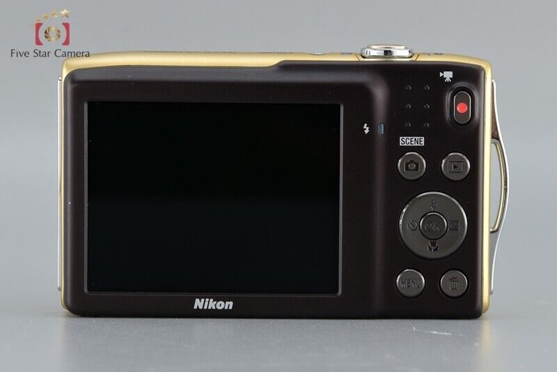 Very Good!! NIkon COOLPIX S3300 Gold 16.0 MP Digital Camera