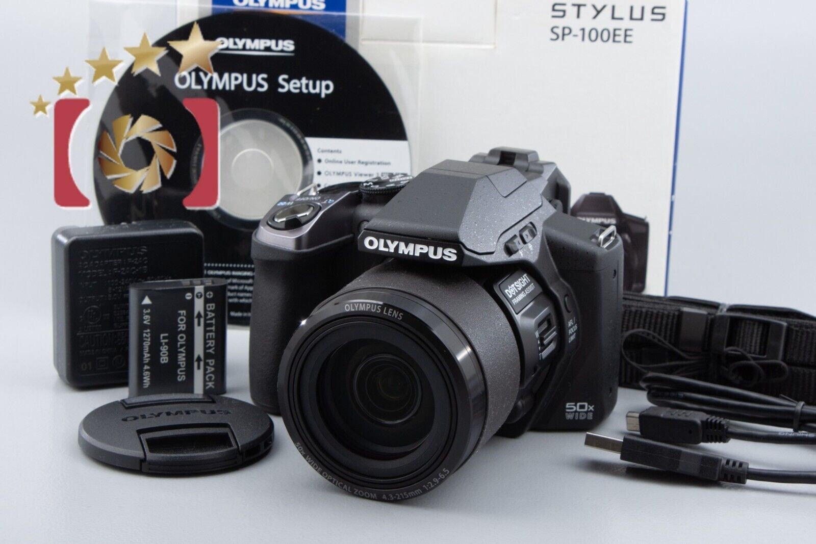 Near Mint!! Olympus Stylus SP-100EE 16.0 MP Digital Camera w/ Box