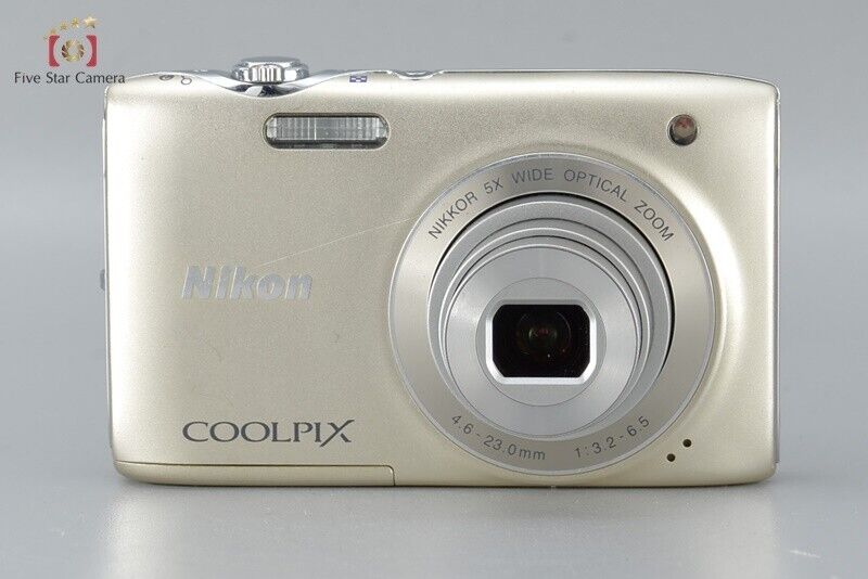 Very Good!! Nikon COOLPIX S3100 Champaign Silver 14.0 MP Digital Camera