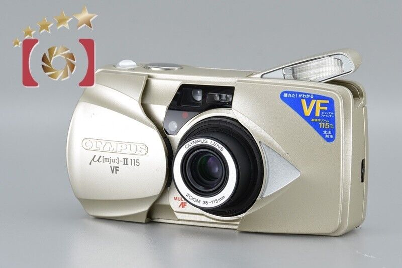 Very Good!! Olympus μ[mju:]-II 115 VF 35mm Point & Shoot Film Camera