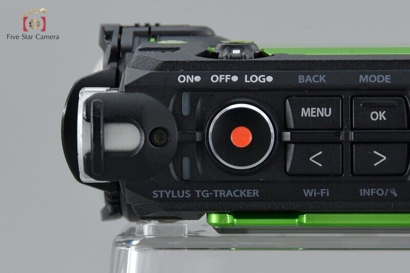 Very Good!!Olympus STYLUS TG-Tracker Green 8.0 MP Waterproof Action Camera w/box