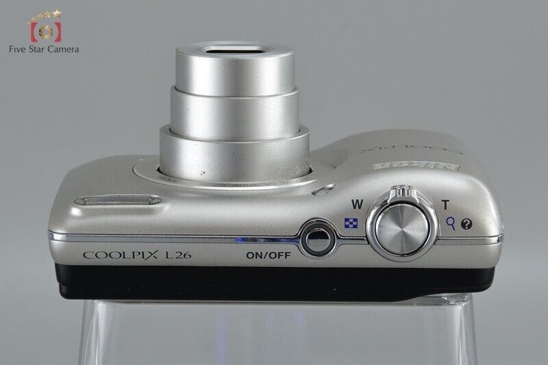 Very Good!! Nikon COOLPIX L26 Silver 16.4 MP Digital Camera