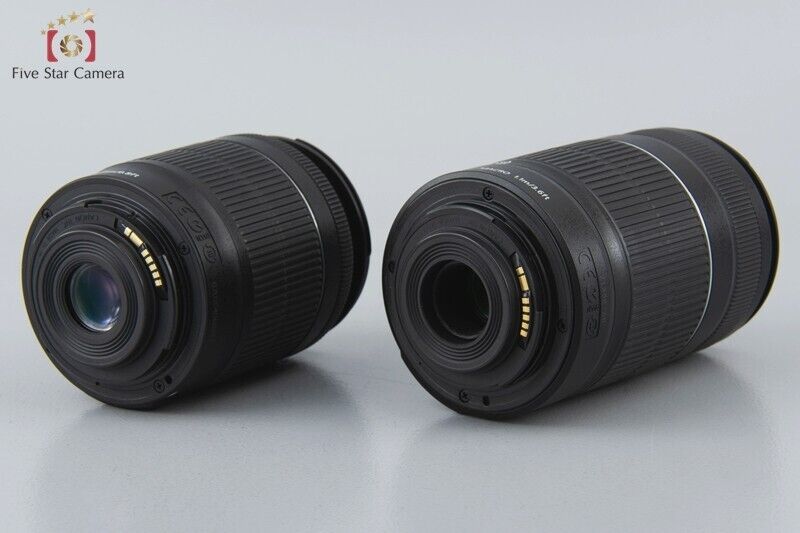 "Count 1,823" Canon EOS Kiss X7 / Rebel SL1 / 100D 18.0 MP 18-55 55-250 Lens kit