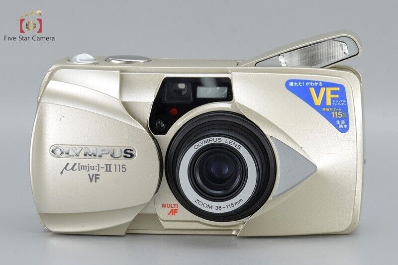 Very Good!! Olympus μ[mju:]-II 115 VF 35mm Point & Shoot Film Camera