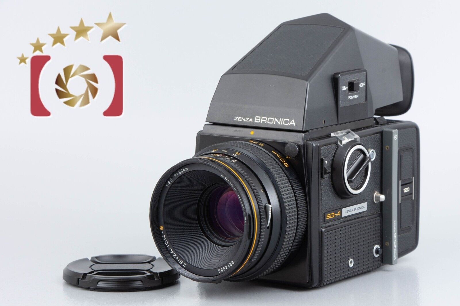 Very Good!! Zenza Bronica SQ Medium Format Film Camera + ZENZANON-S 80mm f/2.8