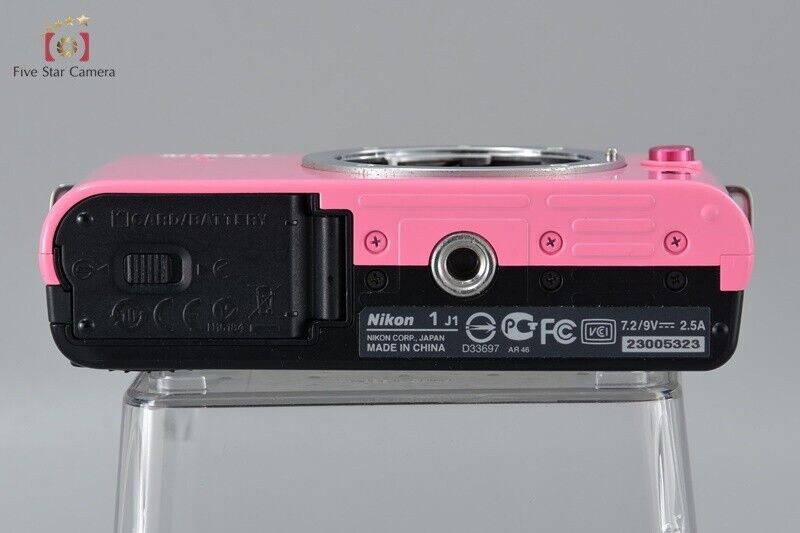 "Count 1,501" Nikon 1 J1 Pink 10.1 MP Digital Mirrorless Camera