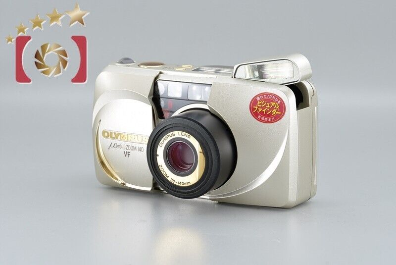 Very Good!! Olympus μ[mju:] ZOOM 140 VF 35mm Point & Shoot Film camera