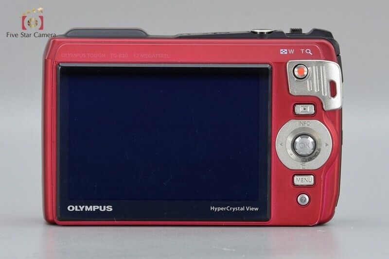 Very Good!! Olympus Tough TG-820 Red 12.0 MP DIgitial Camera