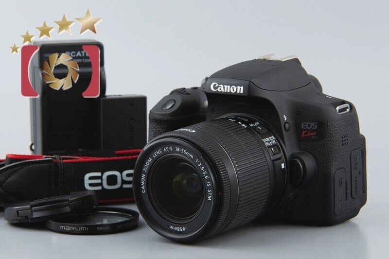 Very Good!! Canon EOS Kiss X8i / Rebel T6i / 750D 24.2 MP DSLR 18-55 Lens Kit