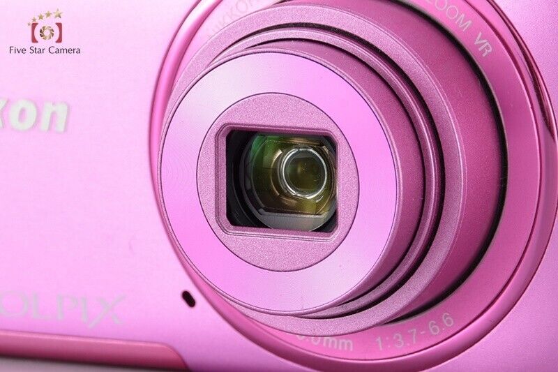 Excellent!! Nikon COOLPIX S3600 Pink 20.1 MP Digital Camera