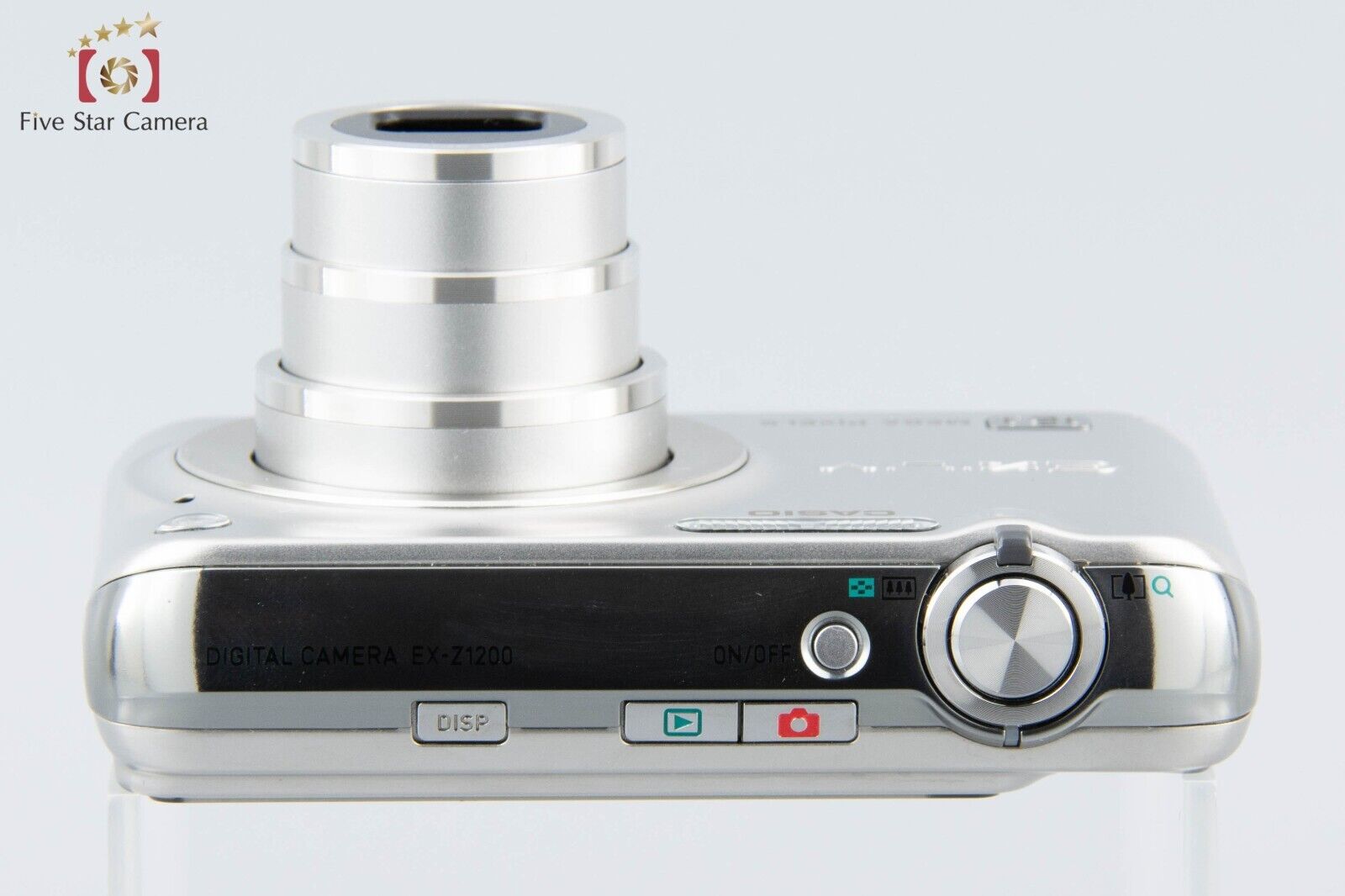 Excellent!! Casio HIGH SPEED EXILIM EX-Z1200 Silver 16.1MP Digital Camera