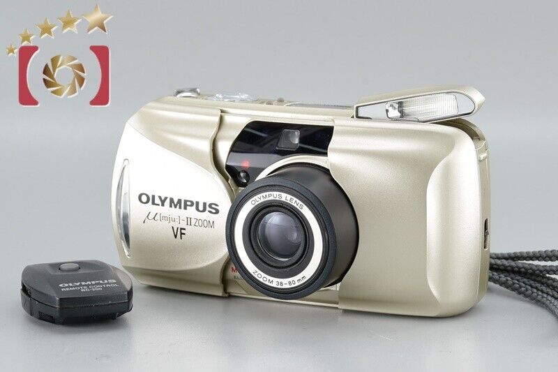 Very Good!! Olympus μ[mju:] ZOOM VF 35mm Point & Shoot Film camera