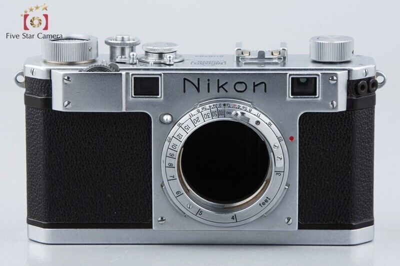 Nikon S Early Model 35mm Rangefinder Film Camera + NIKKOR-S.C 50mm f/1.4