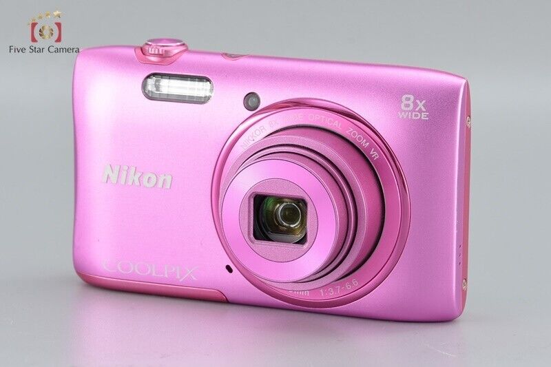 Excellent!! Nikon COOLPIX S3600 Pink 20.1 MP Digital Camera