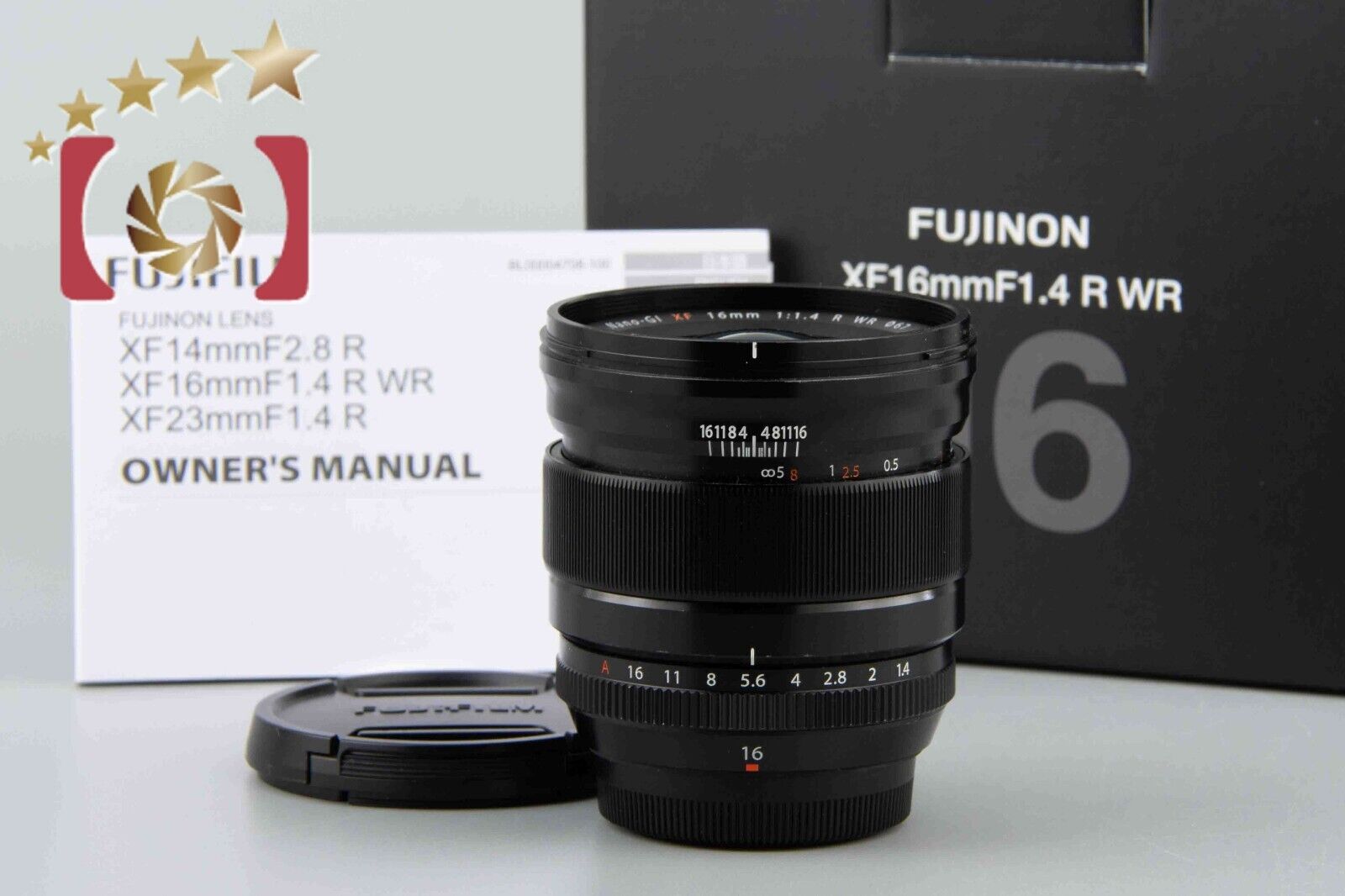 Very Good!! Fujifilm Nano-GI XF 16mm f/1.4 R WR w/ Box