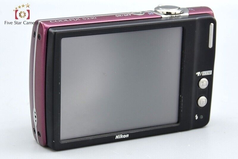 Very Good!! Nikon COOLPIX S230 Purple 10.0 MP Digital Camera