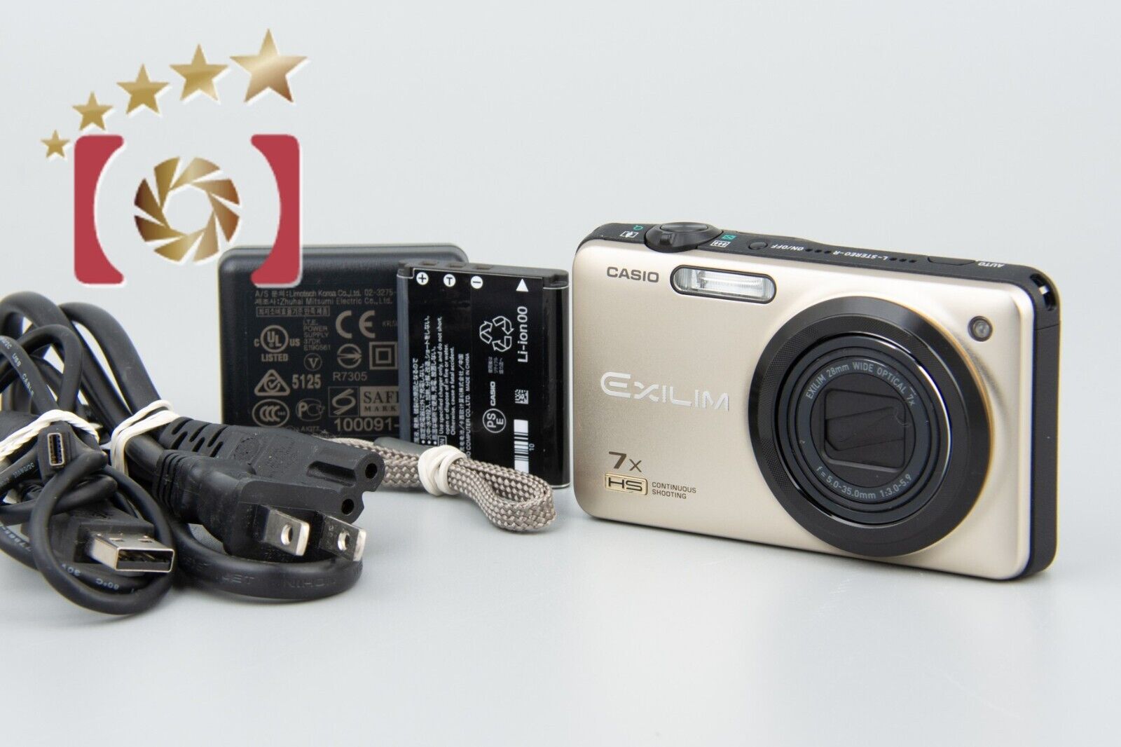 Casio HIGH SPEED EXILIM EX-ZR15 Gold 16.1 MP Digital Camera
