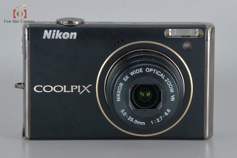 Near Mint!! Nikon COOLPIX S640 Deep Black 12.2 MP Digital Camera w/ Box