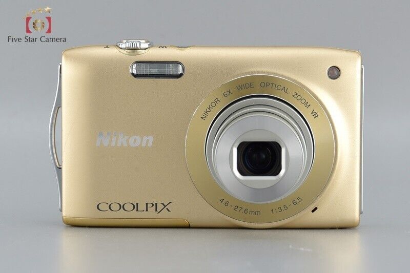 Very Good!! NIkon COOLPIX S3300 Gold 16.0 MP Digital Camera