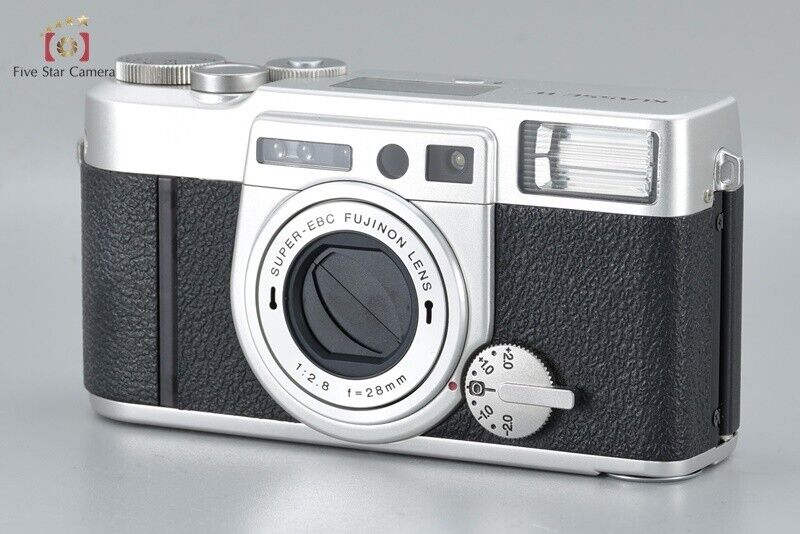 Excellent!! FUJIFILM KLASSE W Silver 35mm Point & Shoot Film Camera