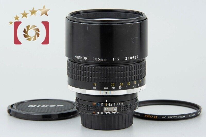 Very Good!! Nikon Ai-S NIKKOR 135mm f/2