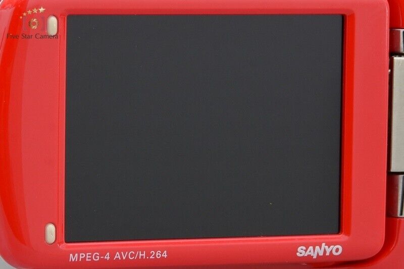 Very Good!! SANYO Xacti DMX-CG9 Red 9.1 MP Digital Movie Camera