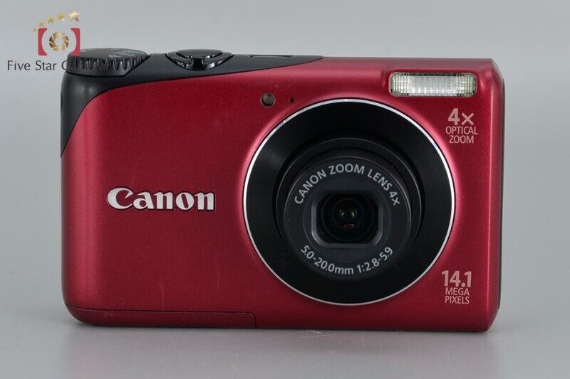 Very Good!! Canon PowerShot A2200 Red 14.1 MP DIgital Camera