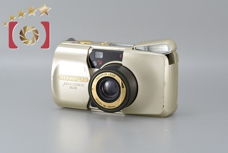 Very Good!! Olympus μ[mju:] ZOOM 105 35mm Point & Shoot Film Camera