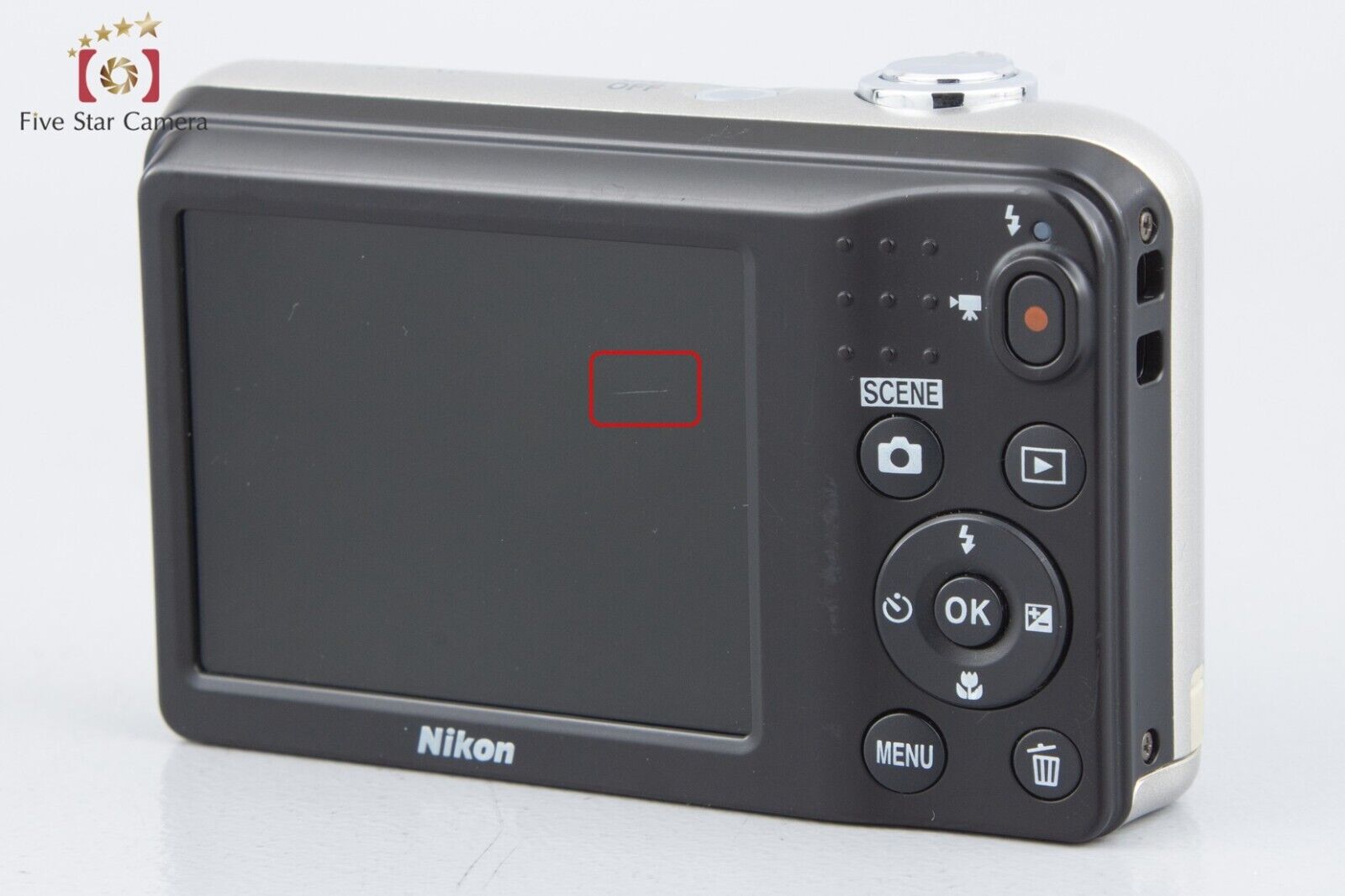 Excellent!! Nikon COOLPIX A10 Silver 16.2 MP Digital Camera