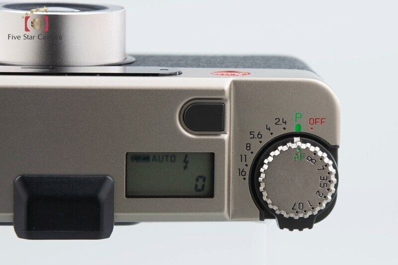 Very Good!! Leica Minilux Silver 35mm Point & Shoot Film Camera