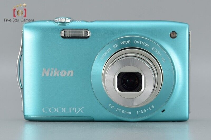 Very Good!! Nikon COOLPIX S3300 Blue 16.0 MP Digital Camera