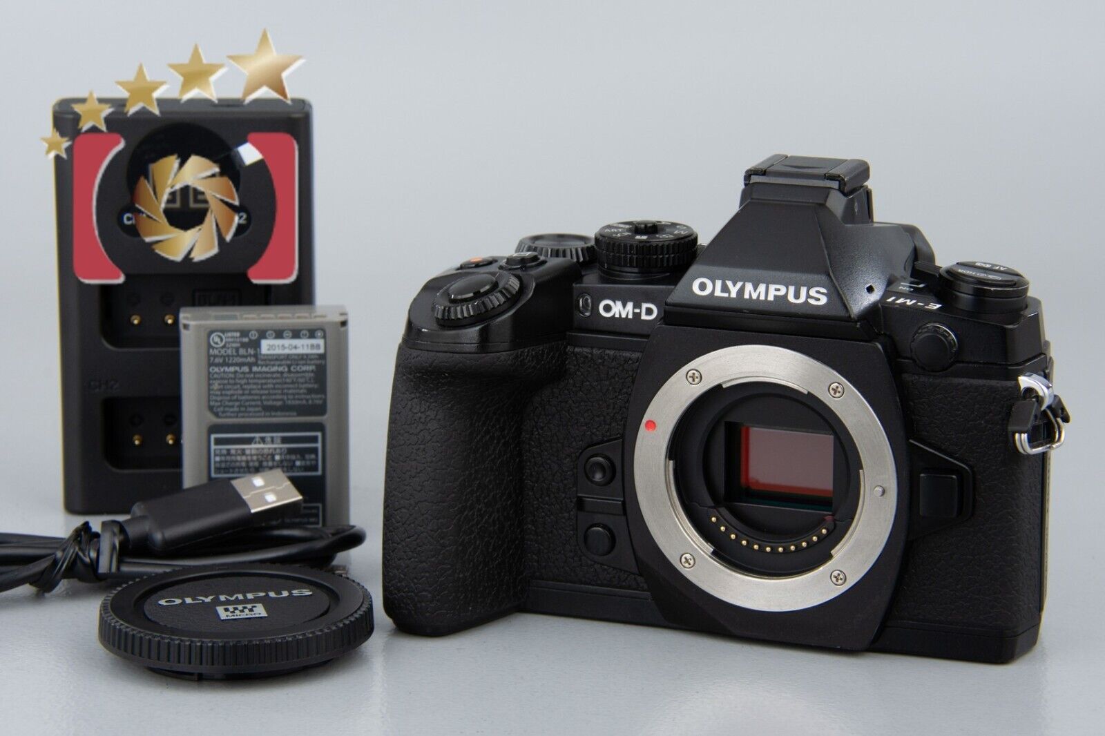Olympus OM-D E-M1 Black 16.3 MP Digital Camera Body