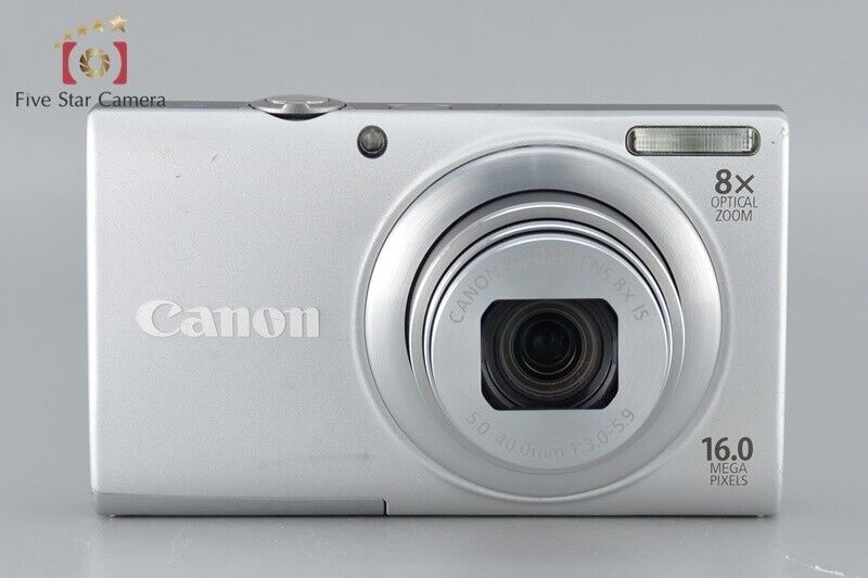 Very Good!! Canon PowerShot A4000 IS Silver 16.0 MP Digital Camera