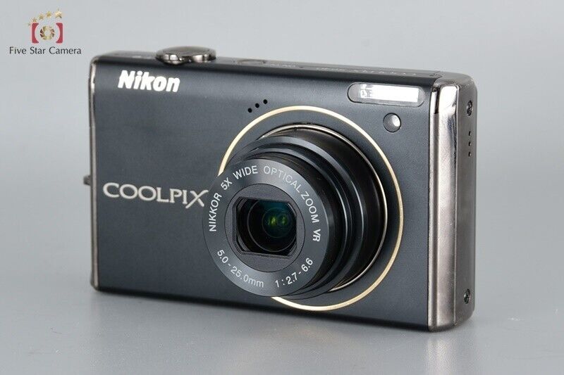 Near Mint!! Nikon COOLPIX S640 Deep Black 12.2 MP Digital Camera w/ Box