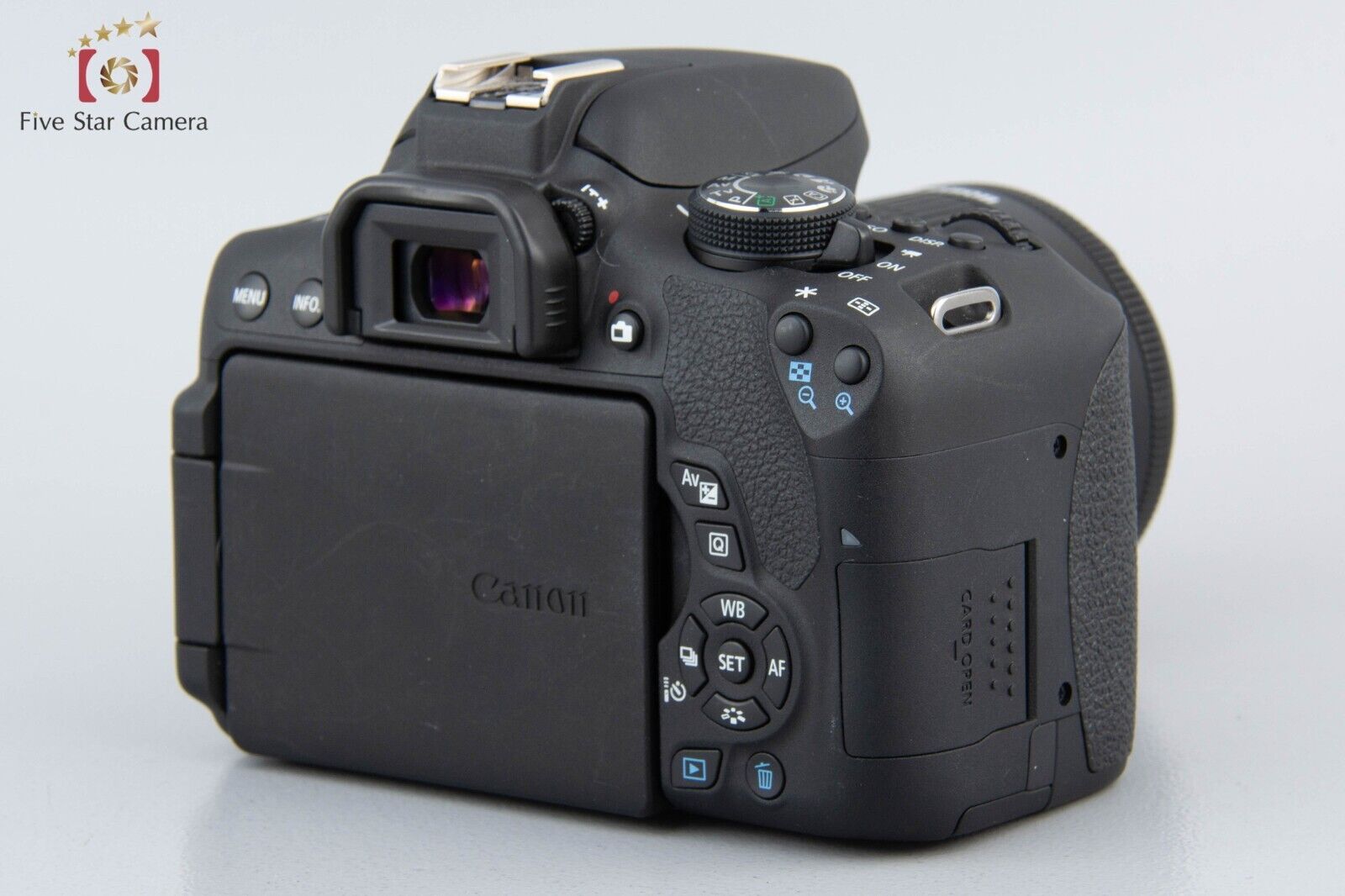 Canon EOS Kiss X8i / Rebel T6i / 750D 24.2 MP DSLR 18-55 55-250 Lens Kit