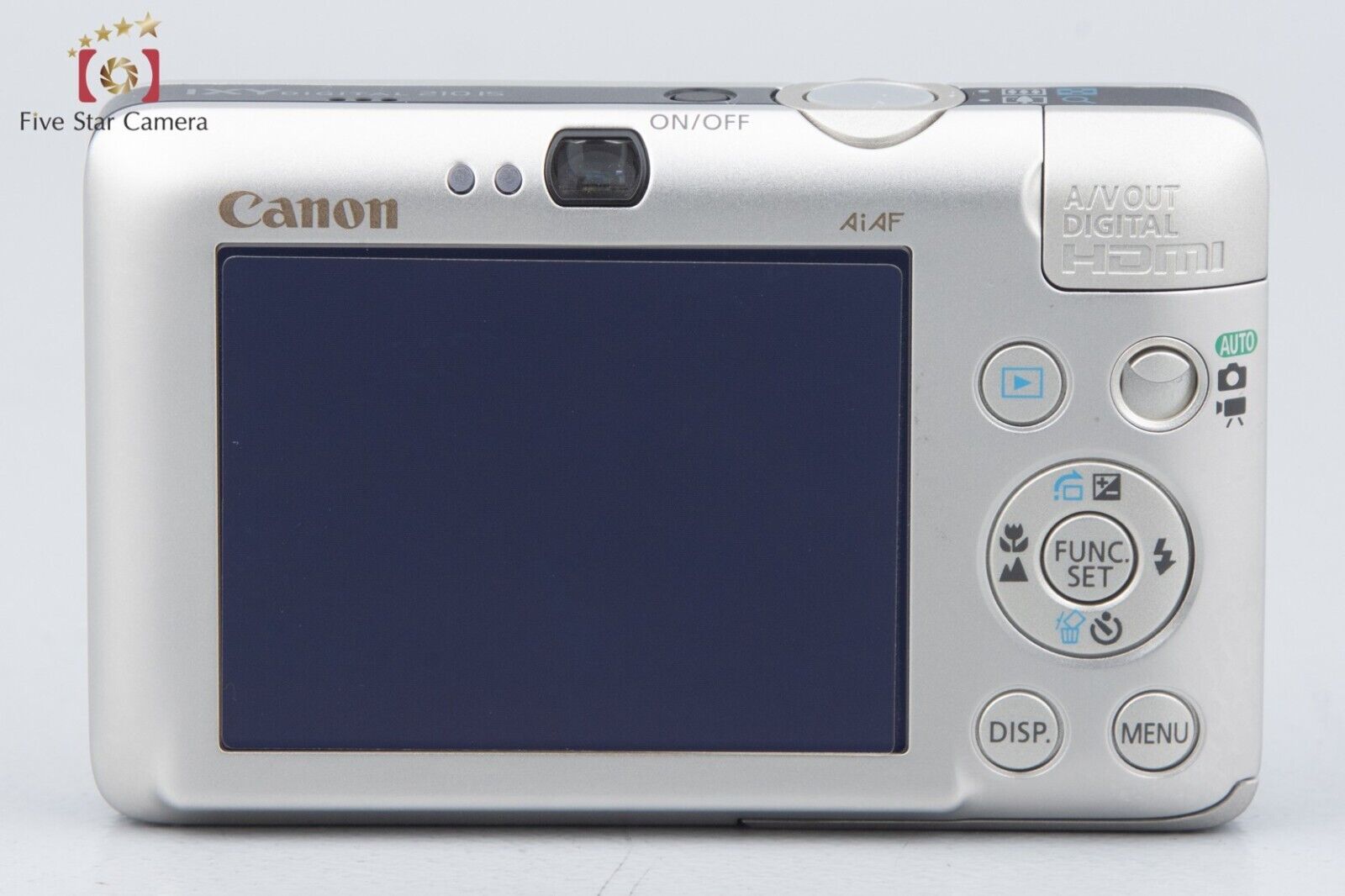 Near Mint!! Canon IXY DIGITAL 210 IS Silver 12.1 MP Digital Camera w/ Box