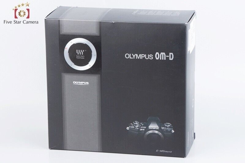 Near Mint!! Olympus OM-D E-M5 Mark II Black 16.1 MP 14-150mm Lens Kit w/ Box
