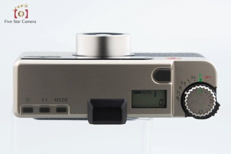 Very Good!! Leica Minilux Silver 35mm Point & Shoot Film Camera