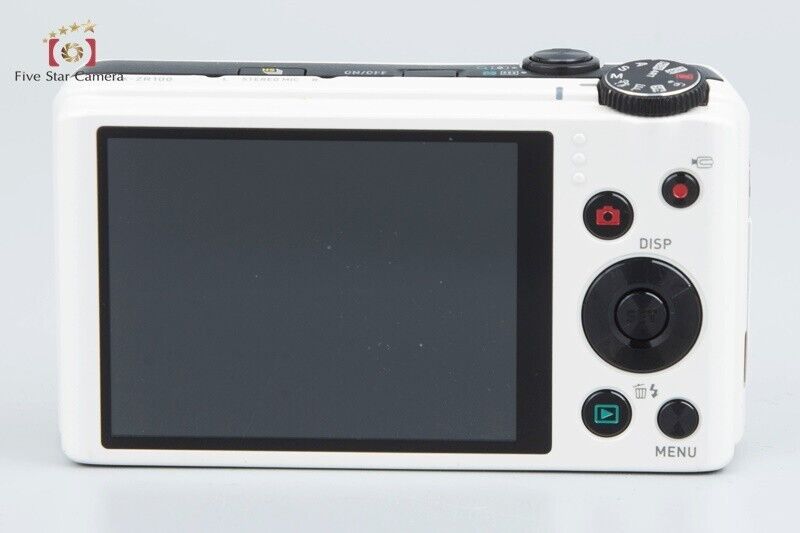 Casio HIGH SPEED EXILIM EX-ZR100 White 12.1 MP Digital Camera