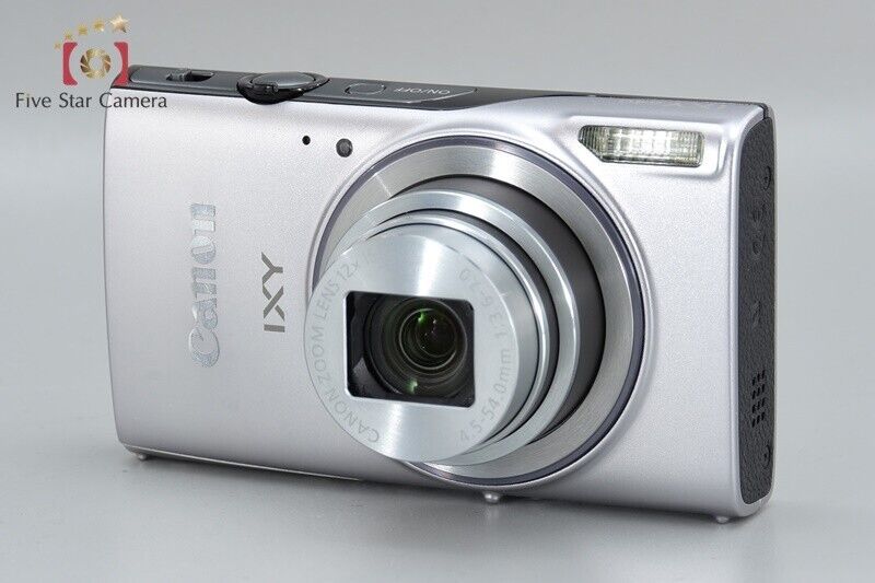 Very Good!! Canon IXY 640 Silver 20.0 MP Digital Camera w/Box