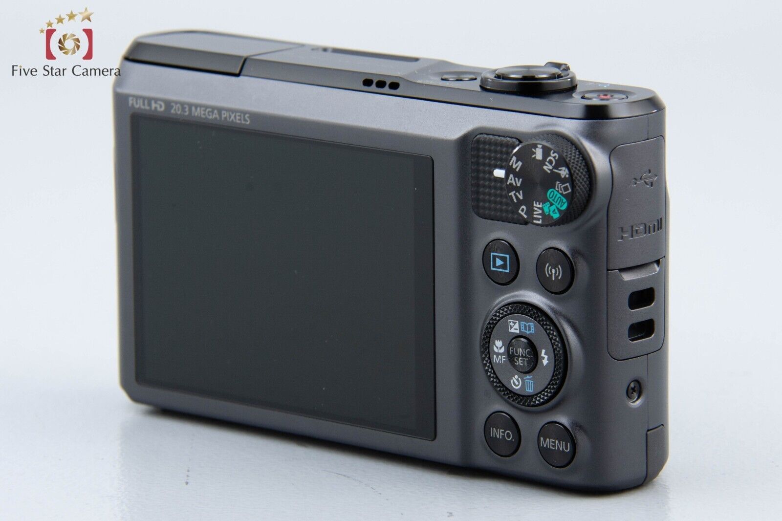 Near Mint!! Canon PowerShot SX720 HS Black 20.3 MP Digital Camera