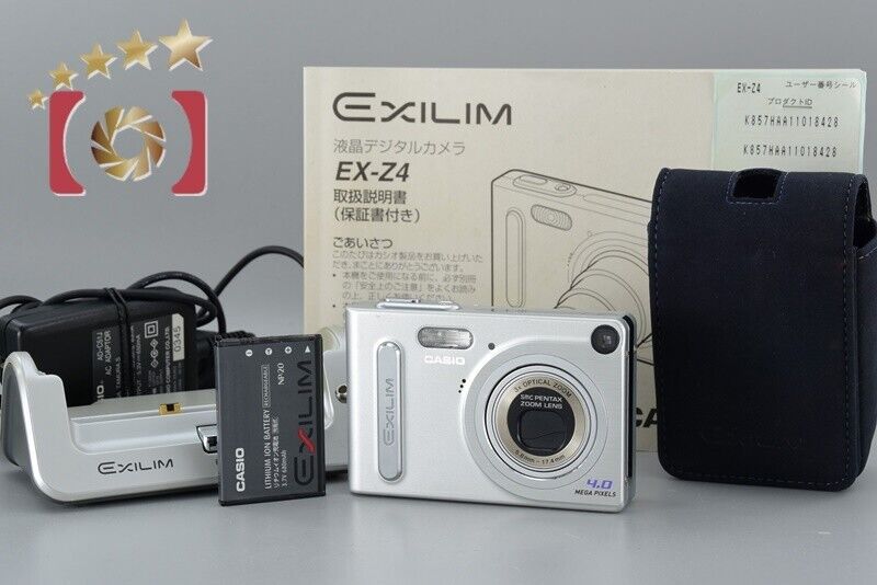 Excellent!! Casio EXILIM EX-Z4 Silver 4.0 MP Digital Camera