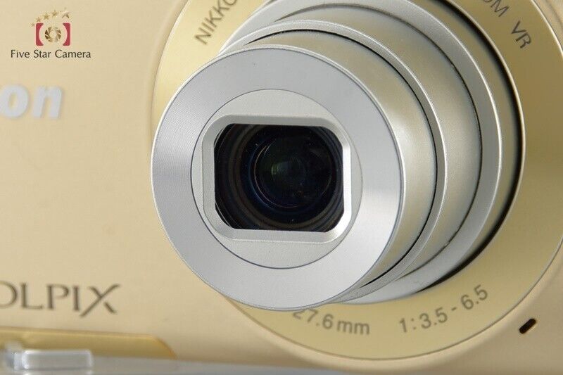 Very Good!! NIkon COOLPIX S3300 Gold 16.0 MP Digital Camera